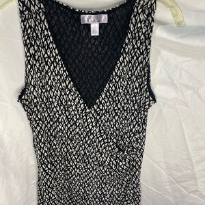 Nine & Co Versitile Sleeveless Wrap Top